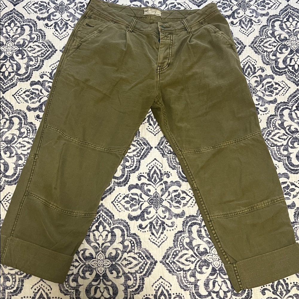 Free People Olive Green Pants